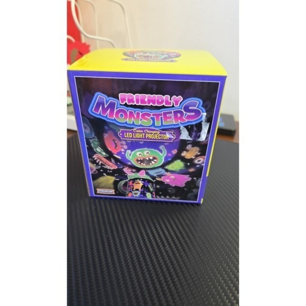 Streamline Friendly Monsters Color Changing LED Light Projector‎ Night Light Fun